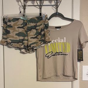 Make It $ Rain Camo Pajamas Set